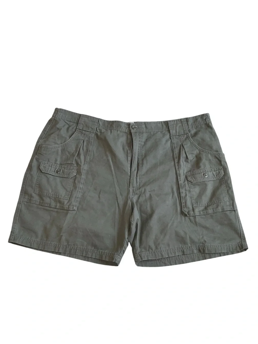 Men's Olive Green Cargo Shorts